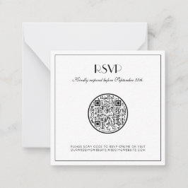 Bröllop Large OSA Note för modern och Elegant Snyg Anteckningskort