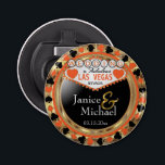 Bröllop Las Vegas Stil - Orange Flasköppnare<br><div class="desc">Bröllop ett öppnare redo i Flaska för att du ska kunna anpassa dig. Bröllop i ord i Las Vegas Stil i faux metallisk guld, orange och svart design. NOTE: FÖRÄNDRA ENDAST MALLAREALERNA SOM BEHÖVS! 😀 Vid behov kan du ta bort texten och börja lägga till spelar ingen roll text och...</div>