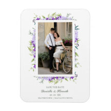 Bröllop Lila Shades Flowers & Grenar Photo