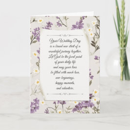 Bröllop Lilac Design Kort