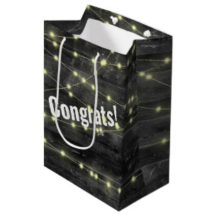 Bröllop Ljus på medelstor gåva av trä