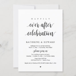 Bröllop, Lycklig För Evigt Firande Inbjudningar