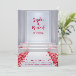 Bröllop Magazine Cover Ro Petals Inbjudningar