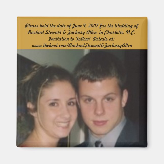 Bröllop Magnet (Framsidan)