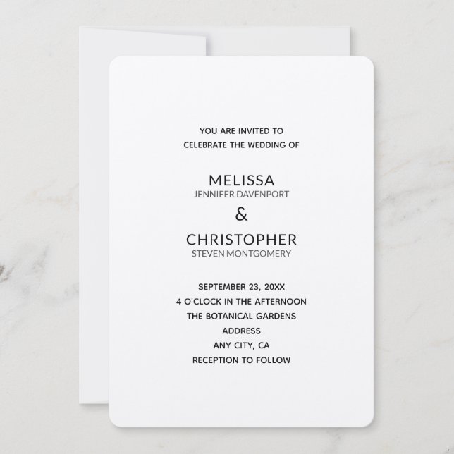 bröllop mall 2B (Framsida)