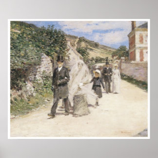 Bröllop mars 1892 Theodore Robinson Poster