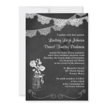 Bröllop | Mason Burk, Snöre Bunting | Kalktavla 2