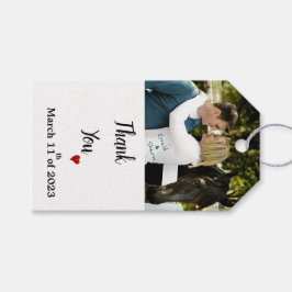 Bröllop med Photo Presentetikett