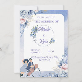 Bröllop med platta Helgdag Julkort