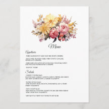 Bröllop med rosablommig och guldblommig dekoration