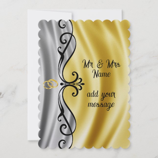 Bröllop meddelande (Framsida)