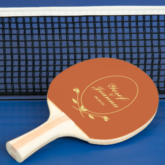 Bröllop Memento Ping Pong Paddle Pingisracket