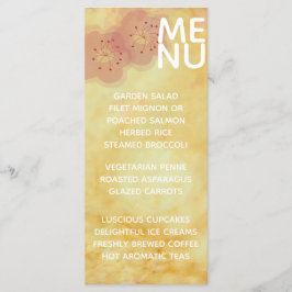 Bröllop Menu Asian Influenced Golds Meny