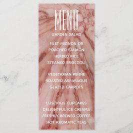 Bröllop-Menu-kort i nyck och lavenders Meny