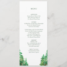 BRÖLLOP MENU-KORT