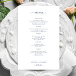 Bröllop-menyn för enkel flotttypografi<br><div class="desc">Enkel, vit trendig minimalistisk anpassningsbar för kalligrafi-skript BUDGET-menykort för bröllop till ett rimligt pris. TOMMA DEN HÄR FÖRE KÖP! Detta är ett budgetkort för bröllop tryckt på ett pappert lakan (varje lakan har ett kort). För bästa prisa kvalitet rekommenderar vi att du väljer den pappra typen Halvglans (den är tillräckligt...</div>