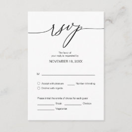 Bröllop Middag OSA, matsalternativ Tilläggskort