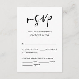 Bröllop Middag OSA, med måltider Tilläggskort