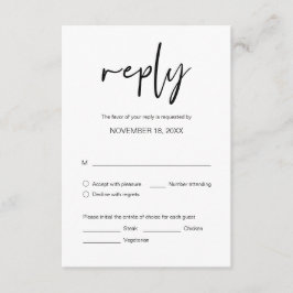 Bröllop Middag OSA, med måltidshölje C Tilläggskort