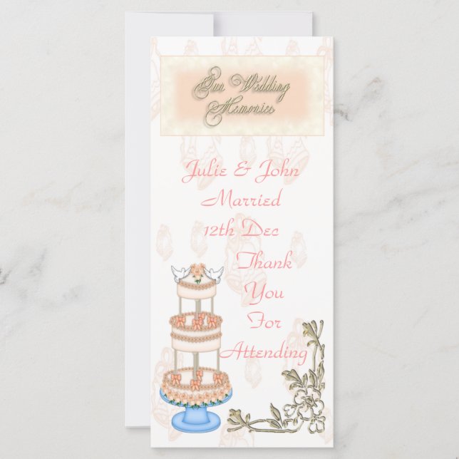 Bröllop-minnen (Framsida)