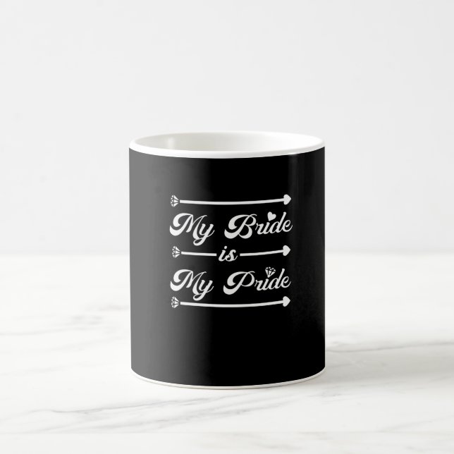 Bröllop - Mitt Pride - Proud Groom Kaffemugg (Center)