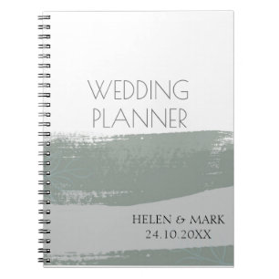 Bröllop Modern planner Spiral fotopatbok för foto Anteckningsbok