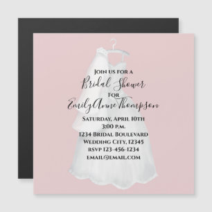 Bröllop Möhippa Elegant Magnet Watercolor