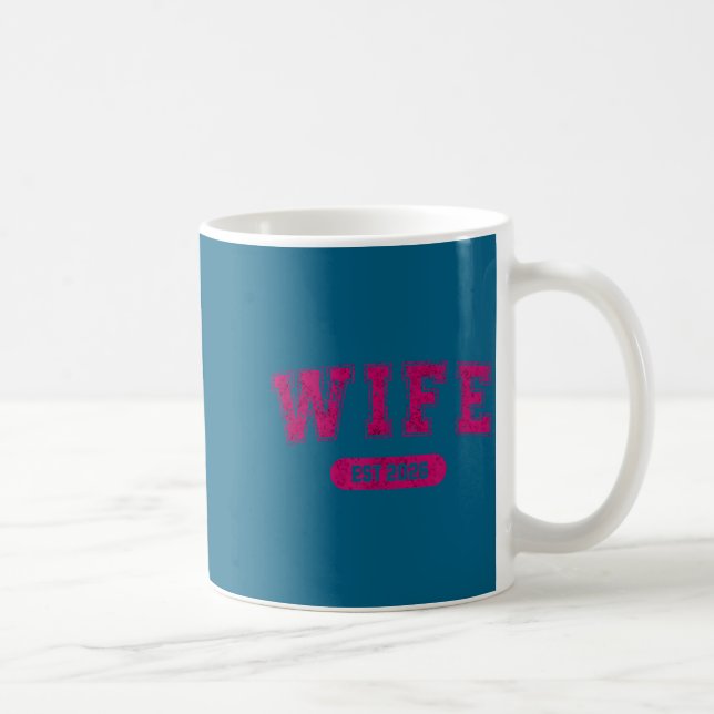 Bröllop möhippa fru och make beräknad 2026  kaffemugg (Höger)