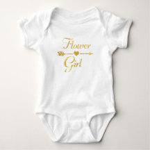 Bröllop Möhippa Glitter Guld Flower Girl