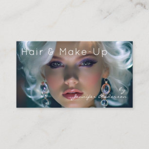 Bröllop Möhippa Hair Stylist Makeup Cosmetolog Visitkort