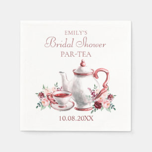 Bröllop Möhippa Tea Party Pappersservett