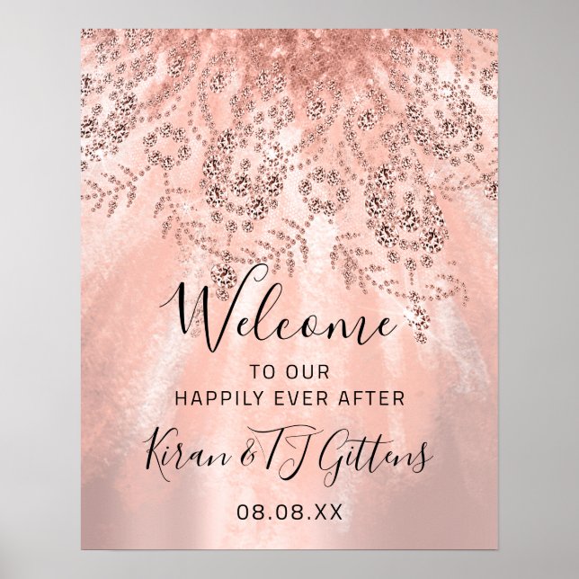 Bröllop Möhippa Välkommen Ro Dress Royal Söt 16:e  Poster (Framsidan)