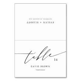 Bröllop monterar kort med alternativ för val av må