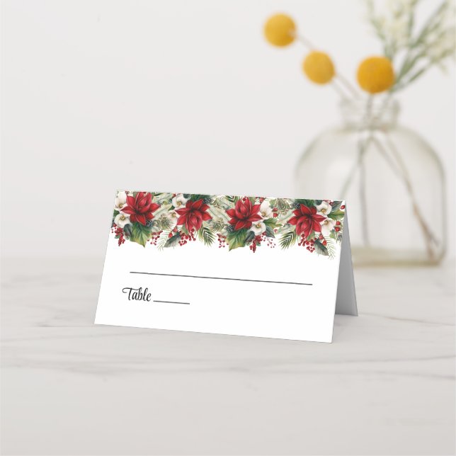 Bröllop-monteringskort för Namn Placeringskort (Framsida)