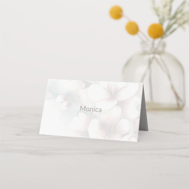 Bröllop-monteringskort Placeringskort (Framsida)