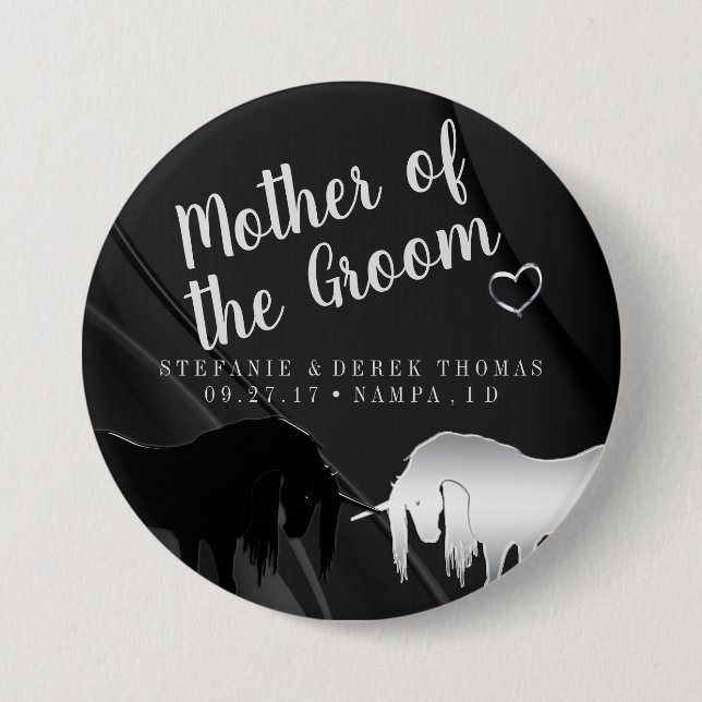 Bröllop (Mor i Groom) Knapp (Framsida)