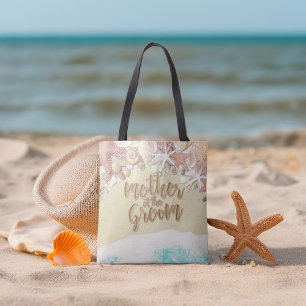 Bröllop Mor i Groom Summer Beach Starfish Tygkasse
