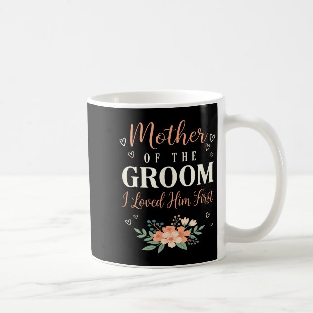 Bröllop Mor till Brudgummen Jag älskade honom förs Kaffemugg (Höger)