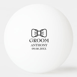 Bröllop Mors Dag Bröllop Svart Modern Pingisboll