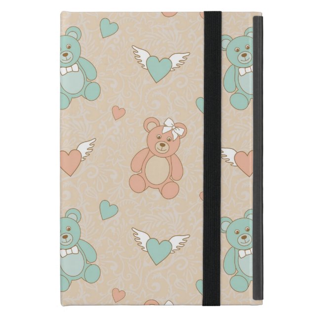 Bröllop-nallar iPad Mini Skal (Framsidan Closed)