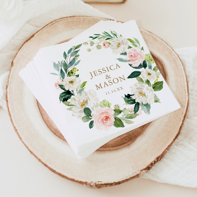 Bröllop Napkin  Cocktail Napkin Pappersservett (Skapare uppladdad)