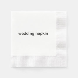 bröllop napkin pappersservett