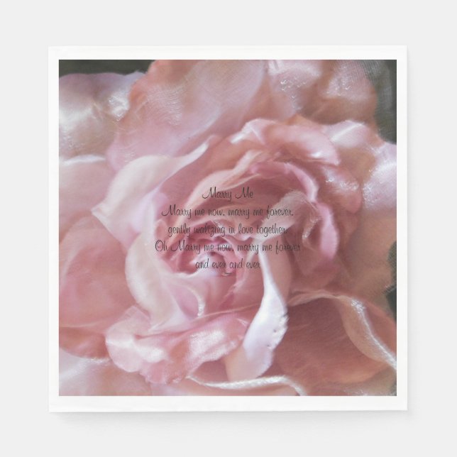 bröllop napkin pappersservett (Framsidan)