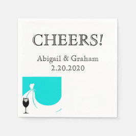 Bröllop Napkins Pappersservett