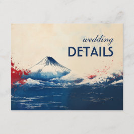 Bröllop närmare uppgifter om Japonesque Harmony me Tilläggskort