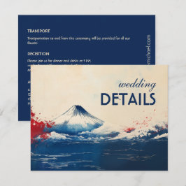 Bröllop närmare uppgifter om Japonesque Harmony me Tilläggskort