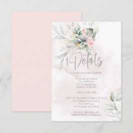 Bröllop | Närmare uppgifter om Rustic Flowers och  Inbjudningar