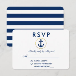 Bröllop Nautical Blue Anchor OSA