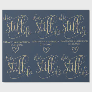 Bröllop Nautisk favoritklass Vi gör fortfarande Presentpapper