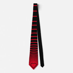 Bröllop Neck Tie Red Heart Kärlek - Ditt Färg Slips